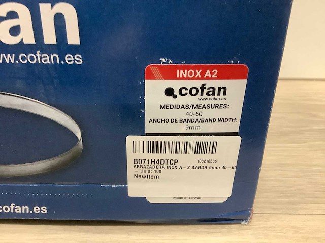 Cofan metalen slangklemmen (100x) - afbeelding 3 van  5