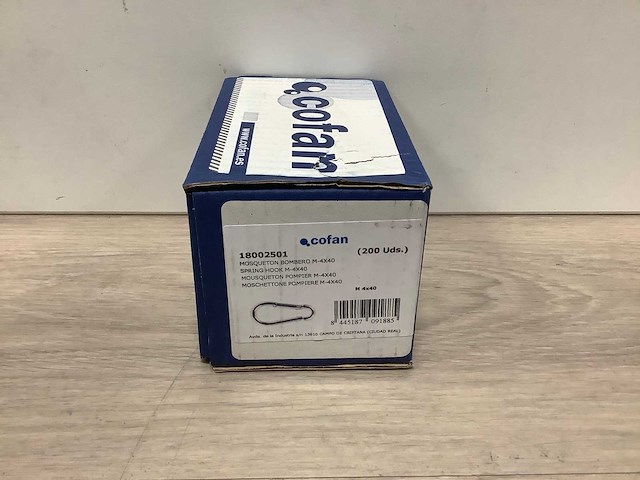 Cofan musketonhaak m 4x40 (2400x) - afbeelding 5 van  5