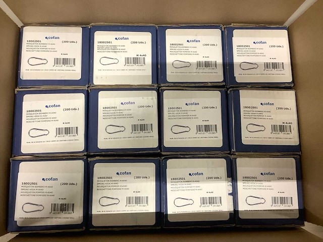 Cofan musketonhaak m 4x40 (2400x) - afbeelding 1 van  5