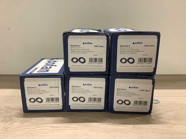 Cofan platte ringen din-125 (2500x) - afbeelding 1 van  3