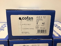 Cofan popnagel 4,8 x 12 (1750x) - afbeelding 4 van  5