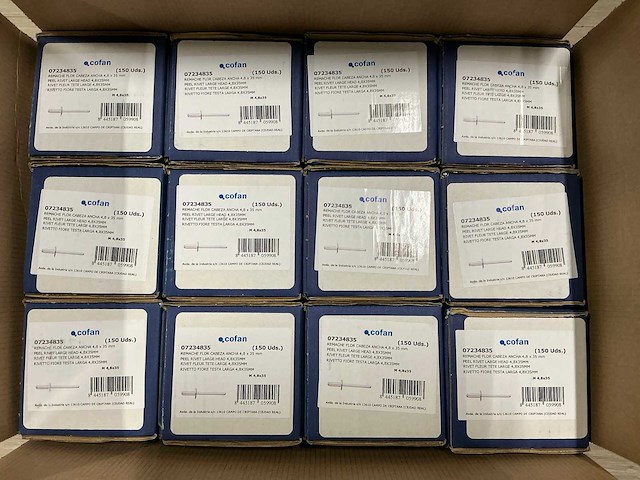 Cofan popnagel 4,8 x 35 (1800x) - afbeelding 4 van  4