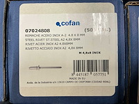 Cofan popnagel 4,8 x 8 (6000x) - afbeelding 3 van  4