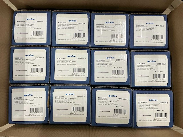 Cofan popnagel 4,8 x 8 (6000x) - afbeelding 5 van  5