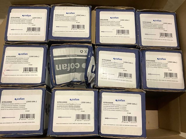 Cofan popnagel 6x8mm (3000x) - afbeelding 1 van  4