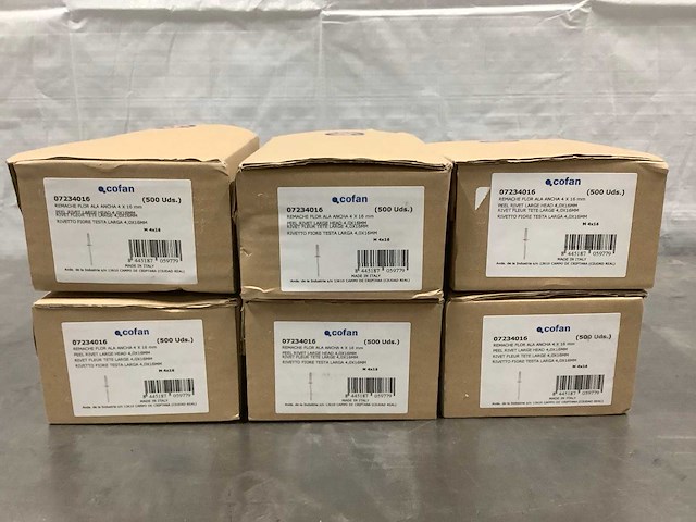 Cofan popnagels 4x16mm (3000x) - afbeelding 1 van  2