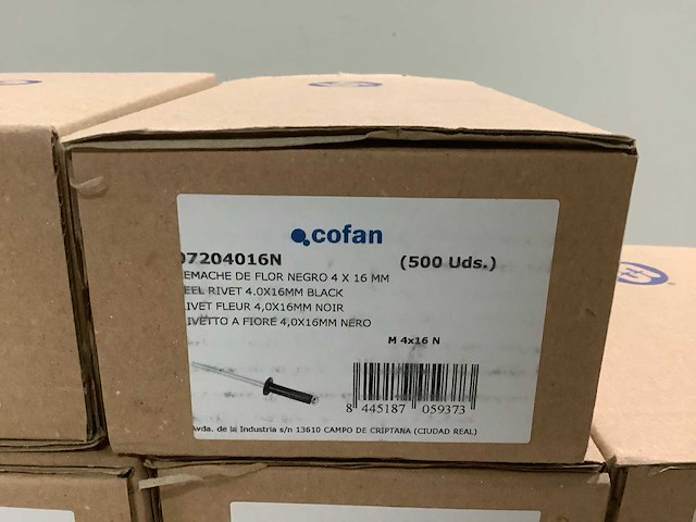 Cofan popnagels 4x16mm (5000x) - afbeelding 2 van  2