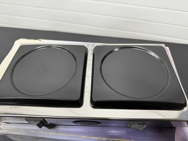 Coffee queen v-2 koffiemachine warmteplaat dubbel - afbeelding 2 van  4