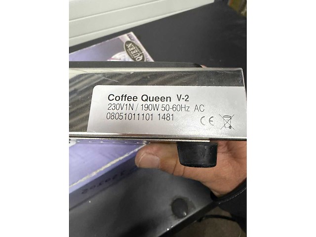 Coffee queen v-2 koffiemachine warmteplaat dubbel - afbeelding 3 van  4