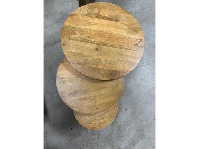 Coffee table 70/60/40 mango - afbeelding 2 van  2