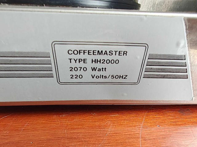 Coffemaster - hh2000 - koffiemachine - afbeelding 4 van  5