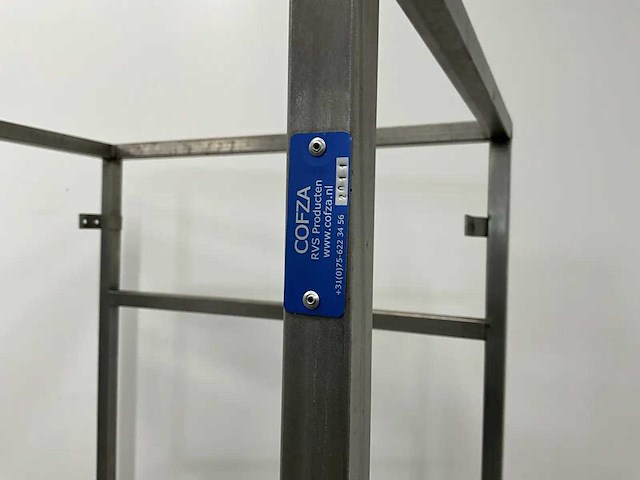 Cofza - mobiel rvs koelkastframe - afbeelding 2 van  2