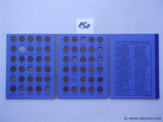 Coinset lincoln head cent collection (onvolledig) - afbeelding 2 van  4