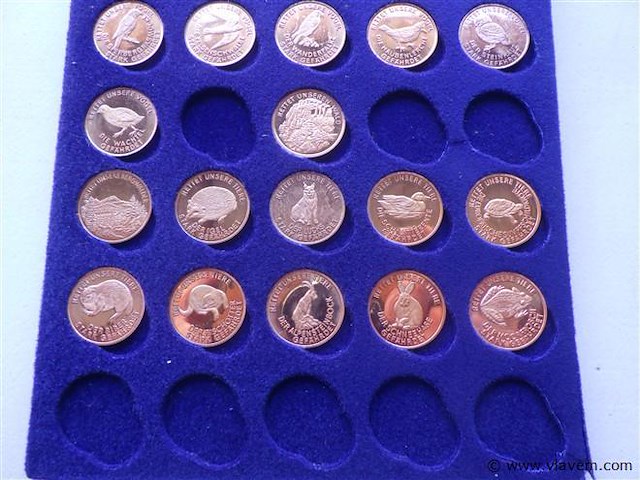 Coinset (niet volledig) duitse penningen met dieren - afbeelding 3 van  4