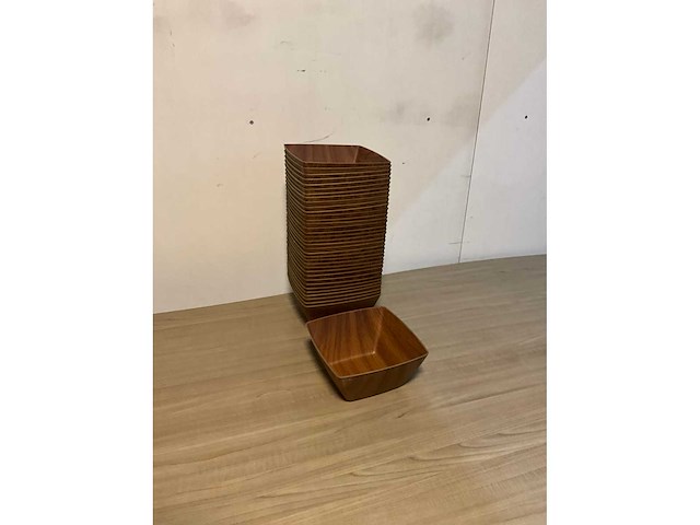 Cok houten dessertkommen (36x) - afbeelding 2 van  6