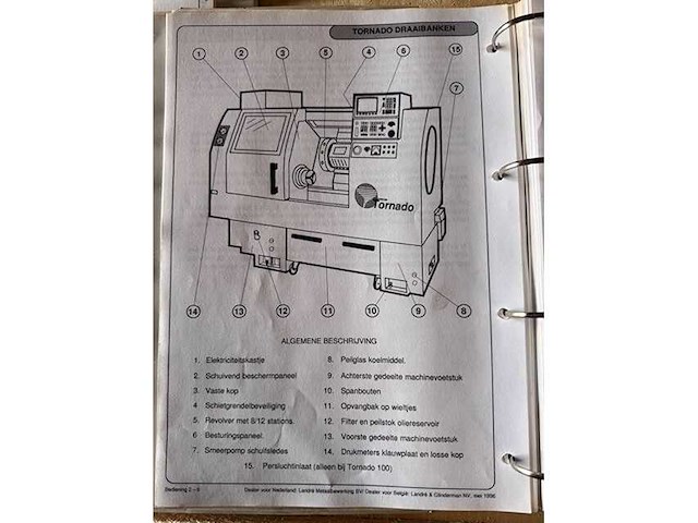 Colchester - 1995 - tornado 100 - cnc-draaibank - afbeelding 4 van  8