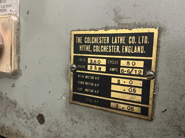Colchester student 1800 centerdraaibank - afbeelding 6 van  14
