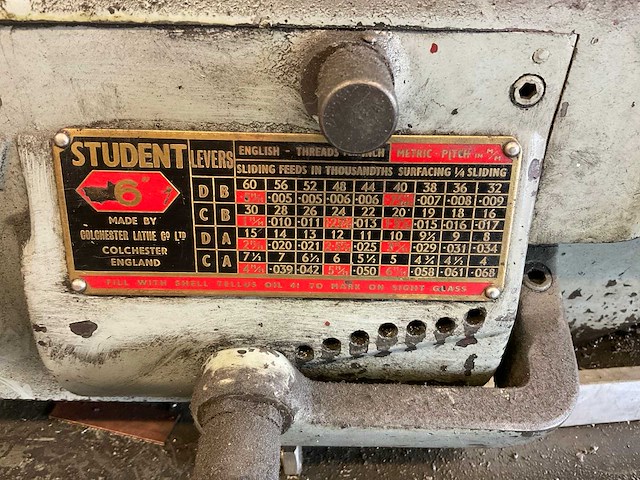 Colchester student centerdraaibank - afbeelding 3 van  3