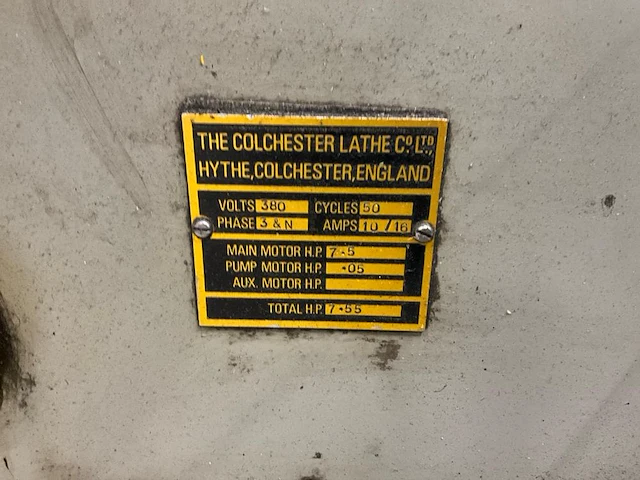 Colchester triumph 2000 draaibank - afbeelding 8 van  16