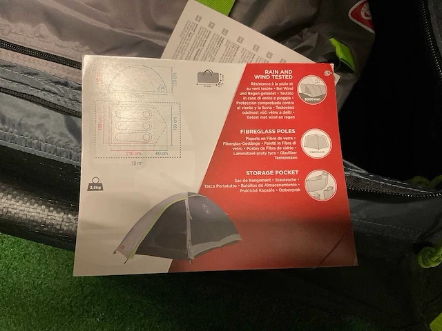 Coleman darwin 3+ kampeertent (2x) - afbeelding 4 van  6