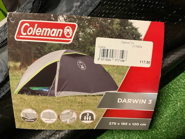 Coleman darwin 3+ kampeertent (2x) - afbeelding 5 van  6