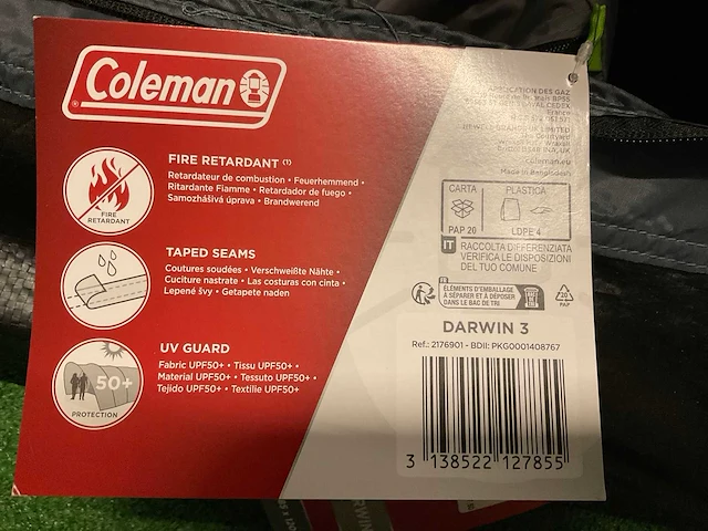 Coleman darwin 3+ kampeertent (2x) - afbeelding 6 van  6
