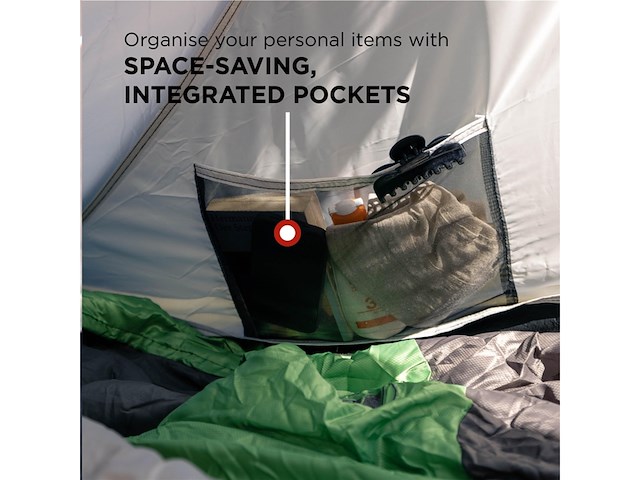 Coleman darwin 3 plus koepeltent 3-persoons grijs - afbeelding 3 van  4