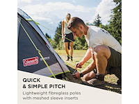 Coleman darwin 3 plus koepeltent 3-persoons grijs - afbeelding 4 van  4