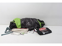 Coleman laramie 3 tent verduisterende tenten lichtgewicht groen/bruin - afbeelding 2 van  2