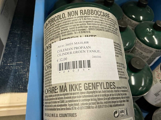 Coleman propaancilinder (10x) - afbeelding 3 van  4