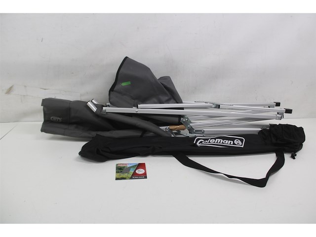 Coleman sling campingstoel opvouwbaar grijs - afbeelding 3 van  3