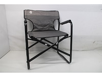 Coleman staal deck campingstoel opvouwbaar zwart staal - afbeelding 3 van  4