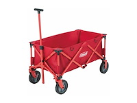 Coleman wagon bolderkar opvouwbaar rood - afbeelding 1 van  4