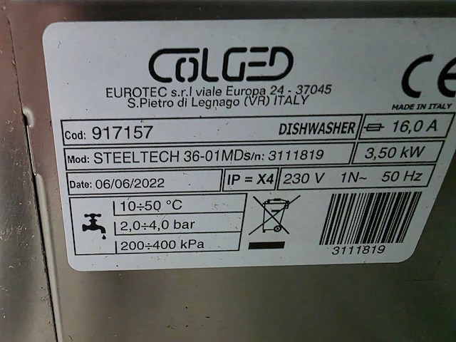 Colged steeltech - 36-01mds/n - vaatwasser - afbeelding 7 van  8