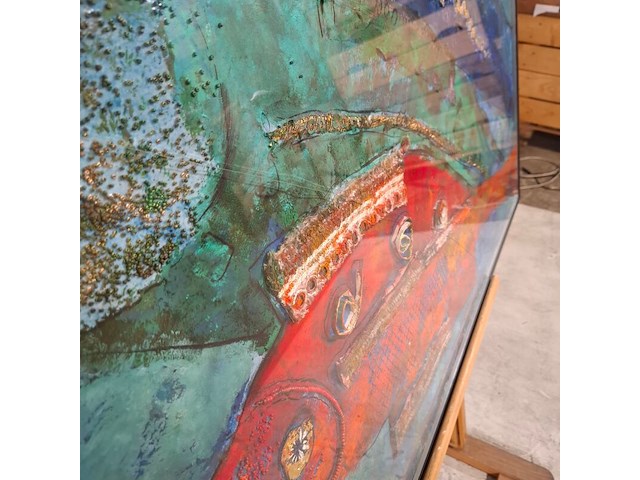 Collage, maya wildevuur, vissen - afbeelding 6 van  8