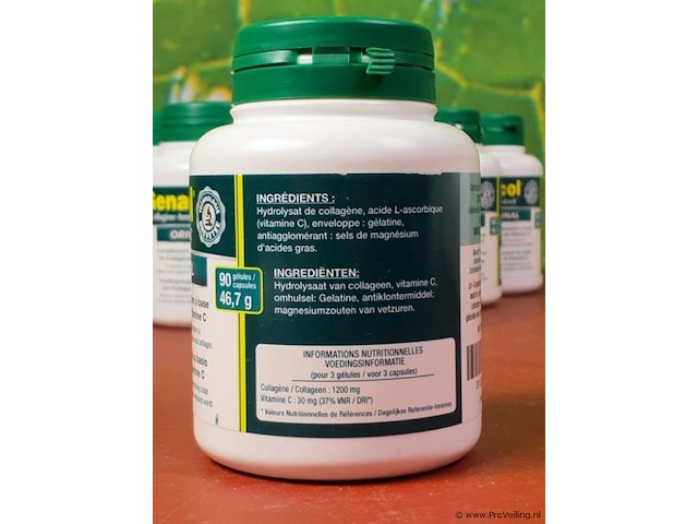 Collageen supplement aminolock original - 11 potjes á 90 capsules - afbeelding 2 van  4