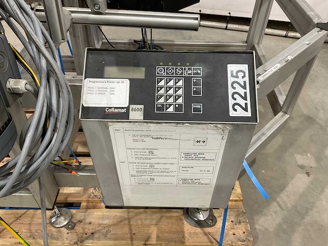 Collamat - 8600 - etiketteer machine - afbeelding 7 van  11