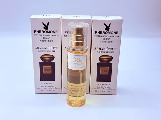 Collectie pheromone parfum - armani/prive rose d'arabie - 3 x 45ml - afbeelding 1 van  3