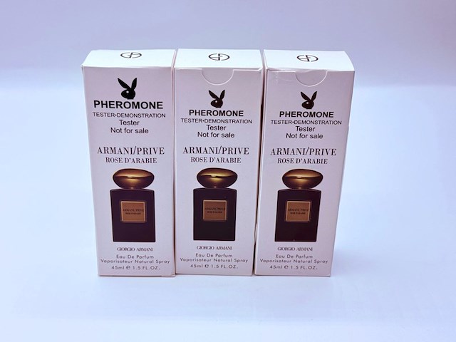 Collectie pheromone parfum - armani/prive rose d'arabie - 3 x 45ml - afbeelding 2 van  3