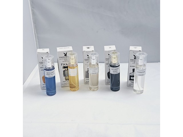 Collectie pheromone parfum - bekende merken - 5 x 45ml - afbeelding 2 van  5