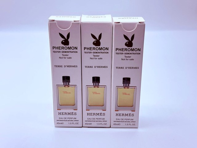 Collectie pheromone parfum - terre d'hermes - 3 x 45ml - afbeelding 2 van  3