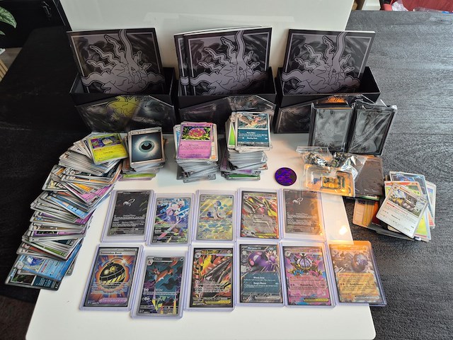 Collectie pokémon kaarten, mega evolution - pitch black, incl. full arts - afbeelding 1 van  9