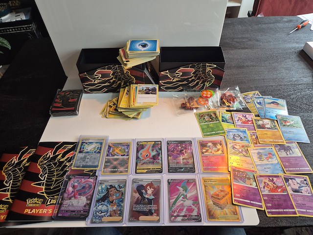 Collectie pokémon kaarten, sword & shield - lost origin, o.a. full art - afbeelding 1 van  10