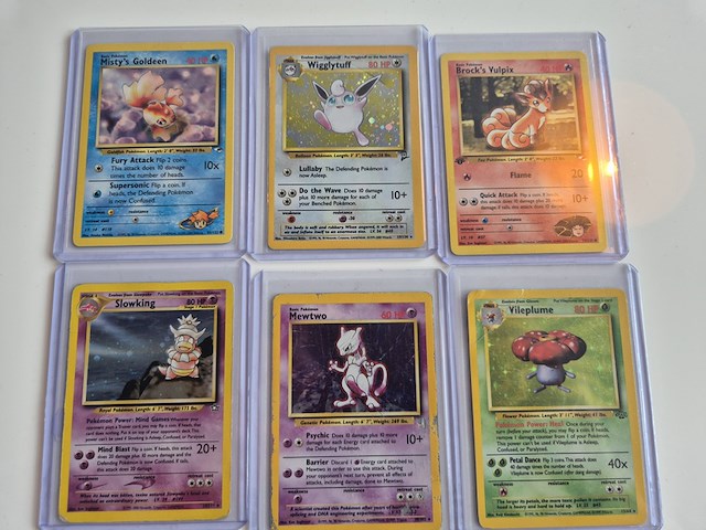 Collectie vintage pokémon kaarten, holo's, first edition en promo's - afbeelding 6 van  13