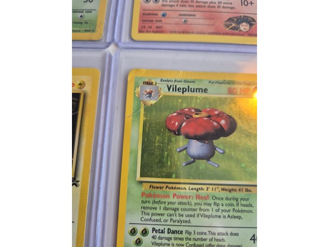 Collectie vintage pokémon kaarten, holo's, first edition en promo's - afbeelding 8 van  13