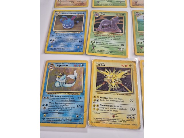 Collectie vintage pokémon kaarten, holo's & first editions - afbeelding 7 van  10