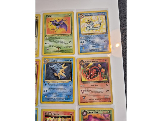 Collectie vintage pokémon kaarten, o.a. holo's & first editions - afbeelding 4 van  13