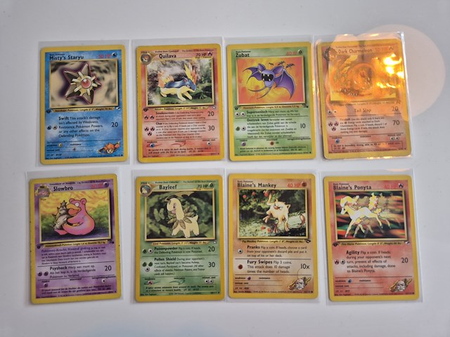 Collectie vintage pokémon kaarten, o.a. holo's & first editions - afbeelding 8 van  13