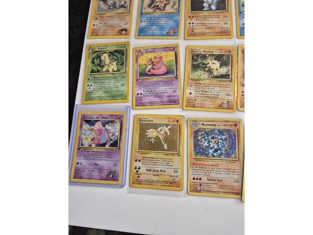 Collectie vintage pokémon kaarten, o.a. holo's & first editions - afbeelding 10 van  13