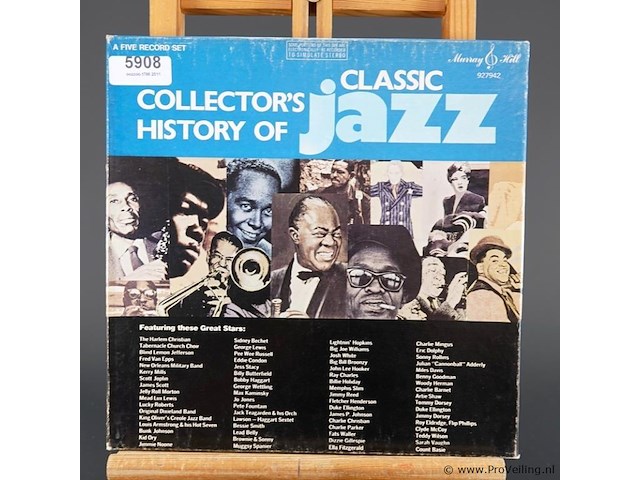 Collector's history of classic jazz vinyl boxset van murray hill records - afbeelding 1 van  4